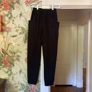 Elizabeth Suzann Clyde Pant 4T, black cotton canvas